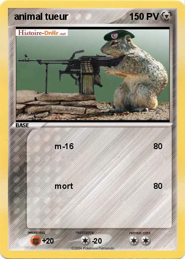 Pokemon animal tueur