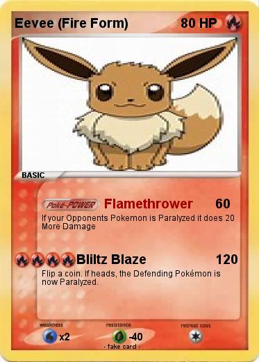 Pokemon Eevee (Fire Form)
