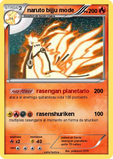 Pokemon naruto bijju mode
