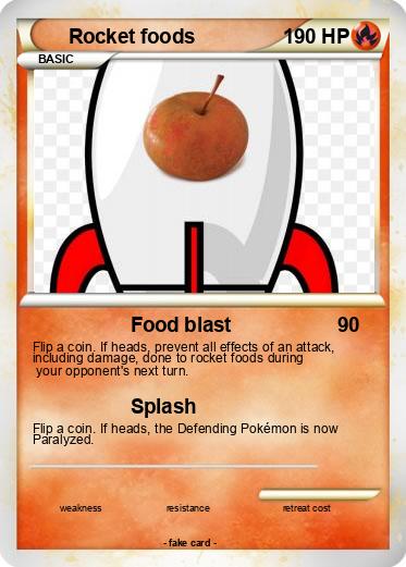 Pokemon Rocket foods