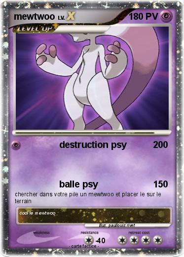 Pokemon mewtwoo