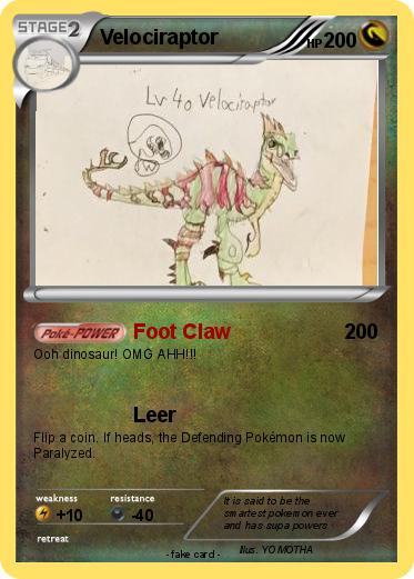Pokemon Velociraptor