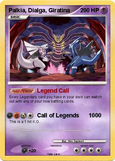 Pokemon Palkia, Dialga, Giratina