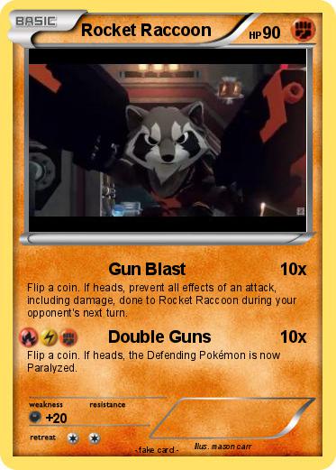 Pokemon Rocket Raccoon