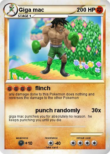 Pokemon Giga mac