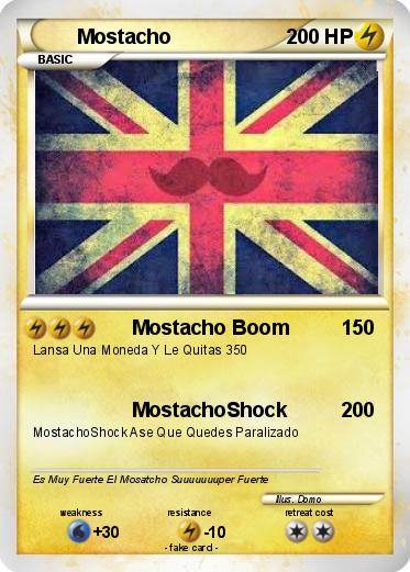 Pokemon Mostacho
