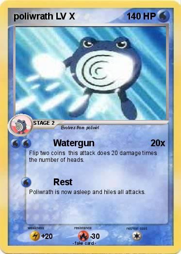 Pokemon poliwrath LV X