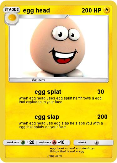 Pokemon egg head