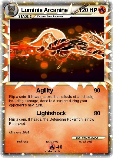 Pokemon Luminis Arcanine