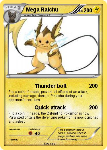 Pokemon Mega Raichu