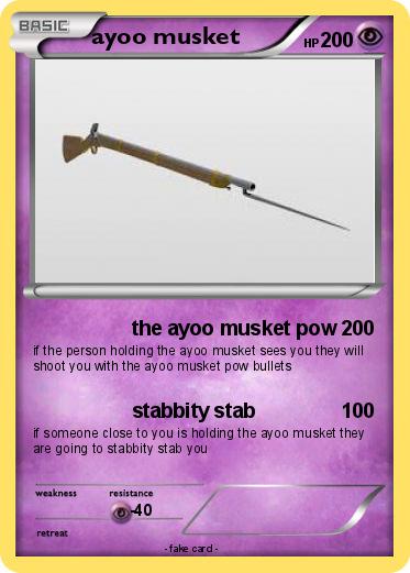 Pokemon ayoo musket