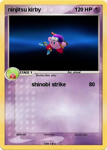 Pokemon ninjitsu kirby