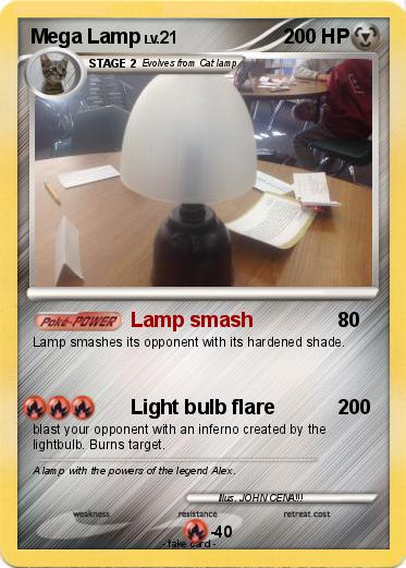 Pokemon Mega Lamp