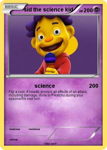 Pokemon sid the science kid