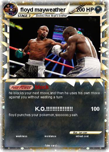 Pokemon floyd mayweather