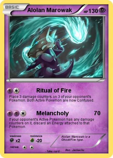 Pokemon Alolan Marowak