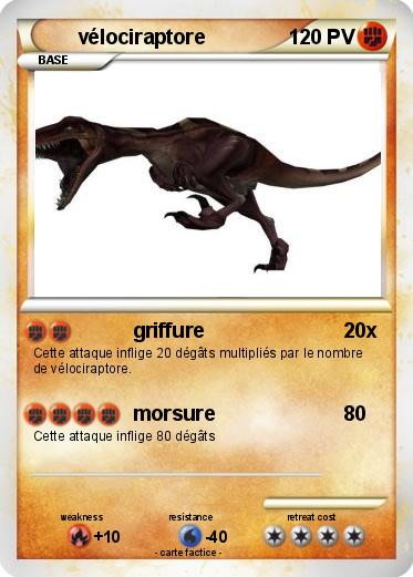 Pokemon vélociraptore