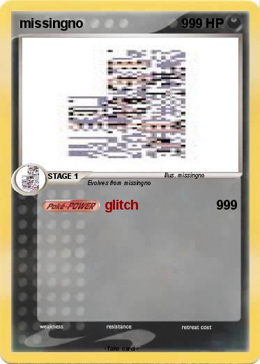 Pokemon missingno