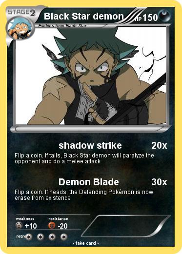 Pokemon Black Star demon