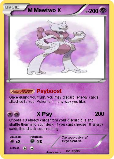 Pokemon M Mewtwo X