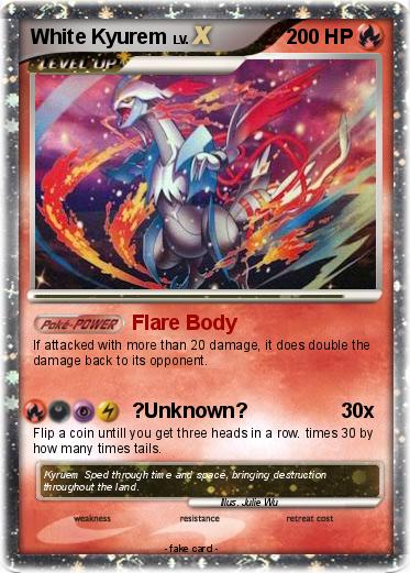Pokemon White Kyurem