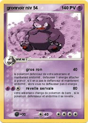 Pokemon gronnoir niv 54