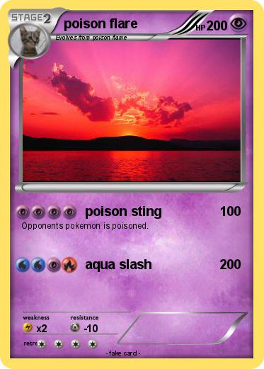 Pokemon poison flare