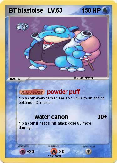 Pokemon BT blastoise   LV.63