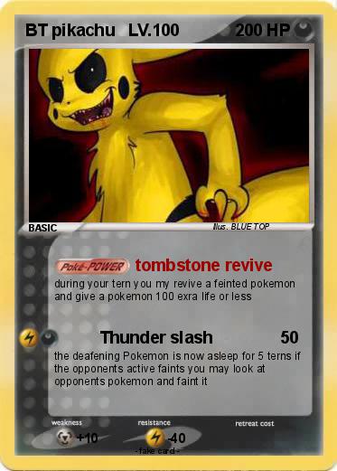 Pokemon BT pikachu   LV.100