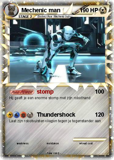 Pokemon Mechenic man