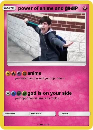 Pokemon power of anime and god