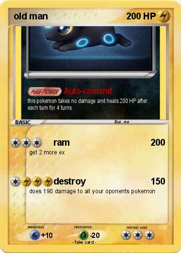 Pokemon old man