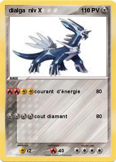 Pokemon dialga  niv X