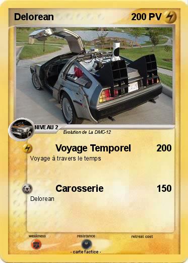 Pokemon Delorean