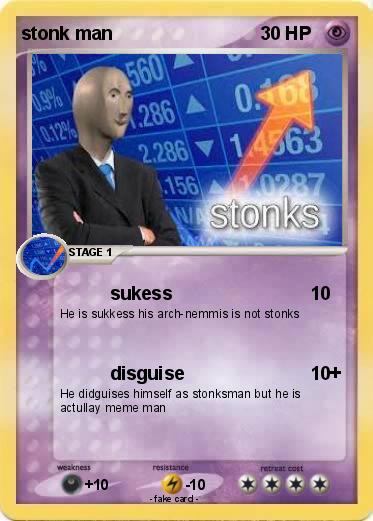 Pokemon stonk man