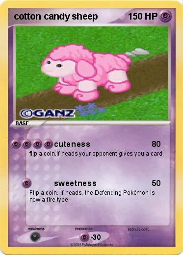 Pokemon cotton candy sheep