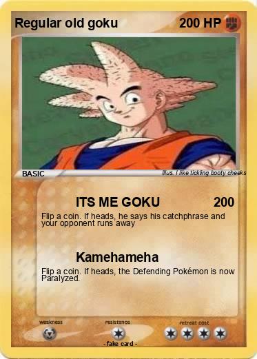 Pokemon Regular old goku
