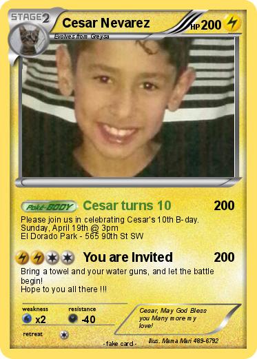 Pokemon Cesar Nevarez