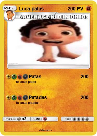 Pokemon Luca patas