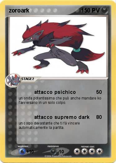 Pokemon zoroark
