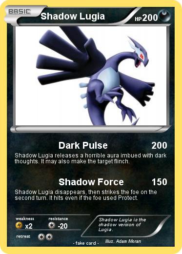 Pokemon Shadow Lugia
