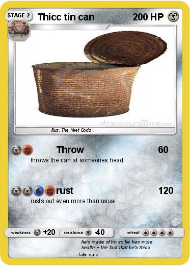 Pokemon Thicc tin can