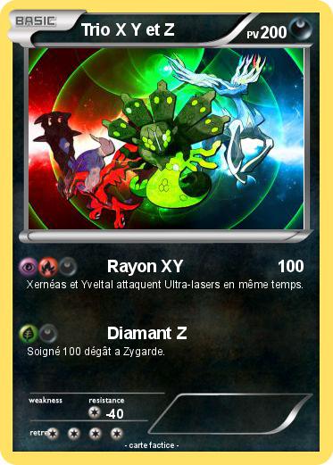 Pokemon Trio X Y et Z
