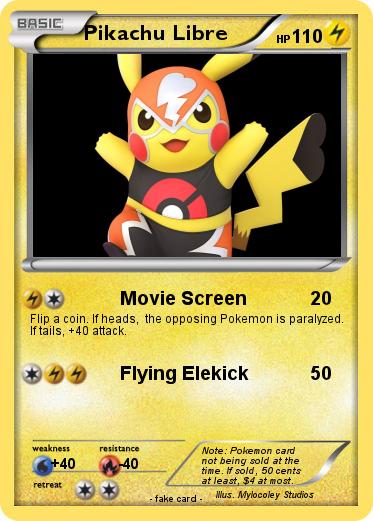 Pokemon Pikachu Libre