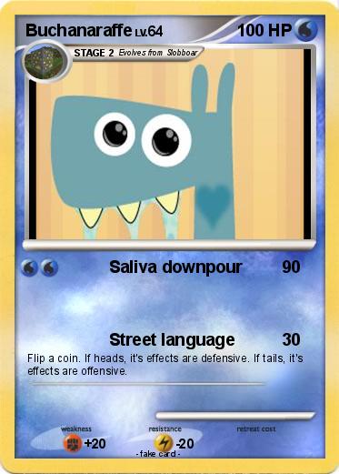 Pokemon Buchanaraffe