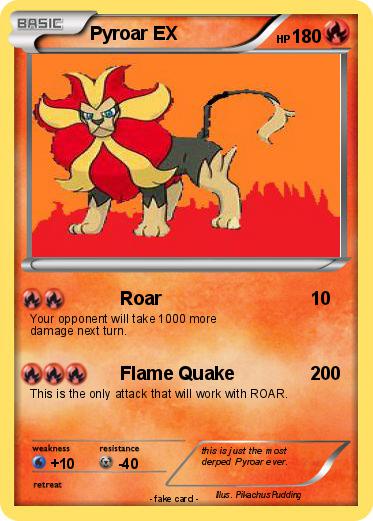 Pokemon Pyroar EX