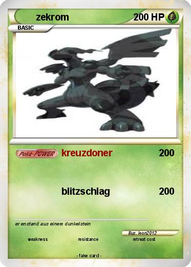 Pokemon zekrom