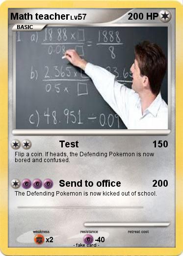 Pokemon Math teacher