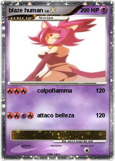 Pokemon blaze human