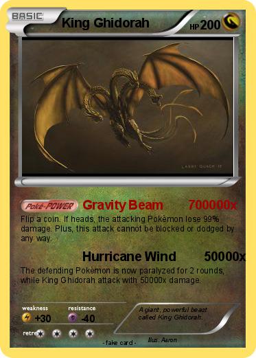 Pokemon King Ghidorah